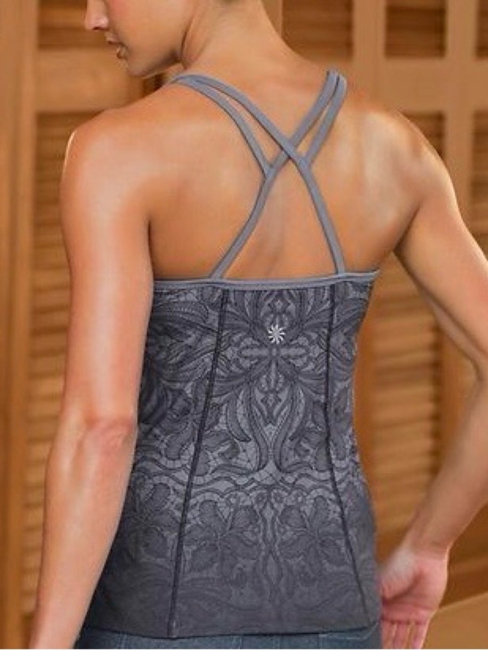 Athleta Cami Strappy Tank Top XL Harmonious Green - Picture 5 of 15